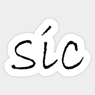 sic Sticker